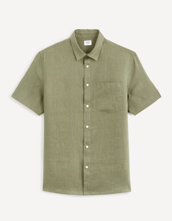 Chemise regular 100% lin