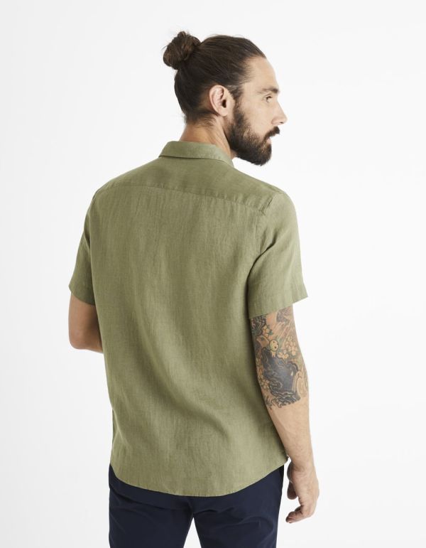Chemise regular 100% lin