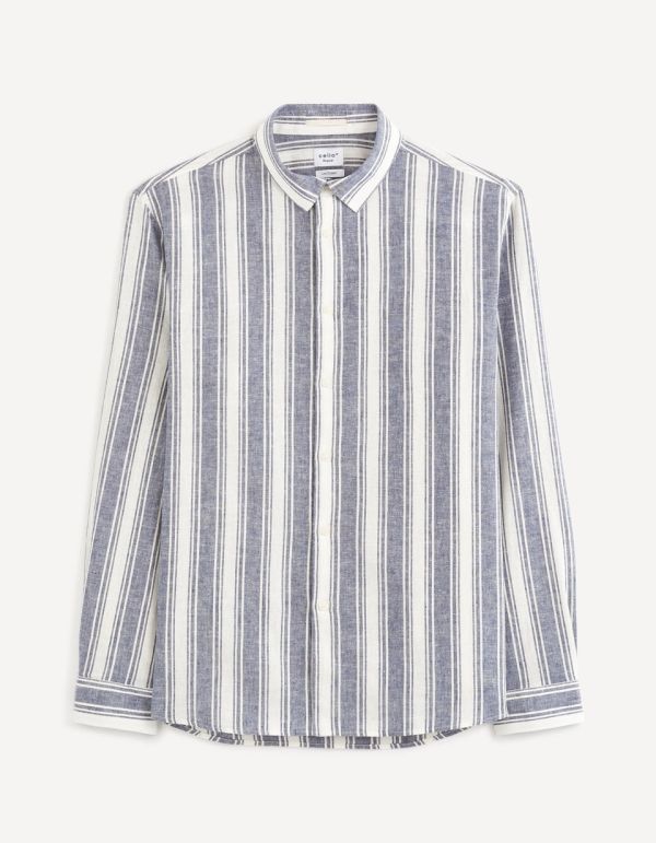 Chemise regular lin coton
