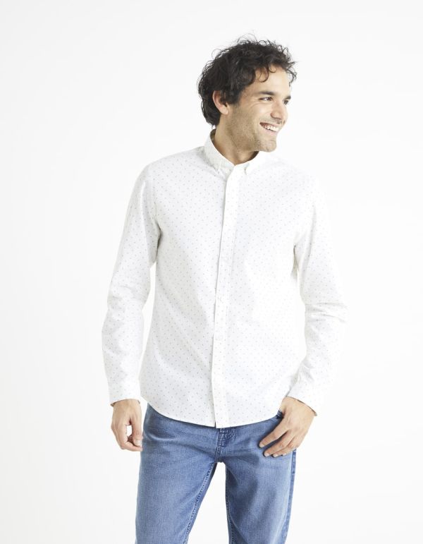 Chemise slim 100% coton