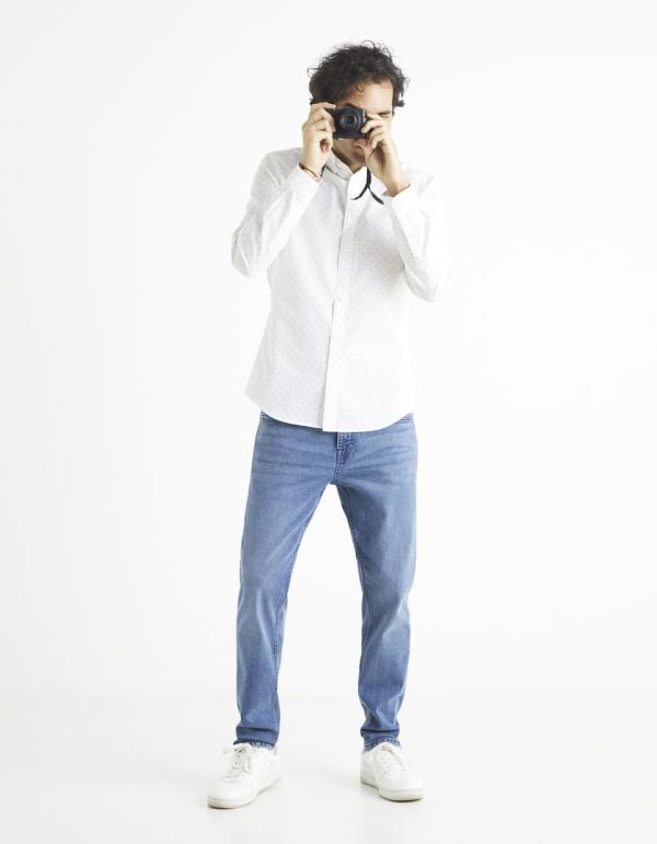 Chemise slim 100% coton