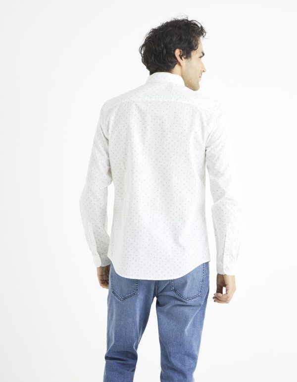 Chemise slim 100% coton