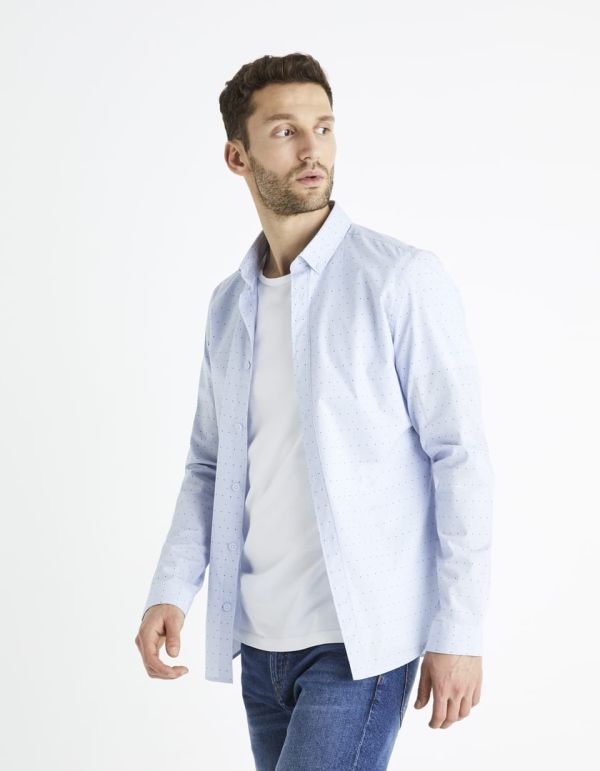 Chemise slim 100% coton