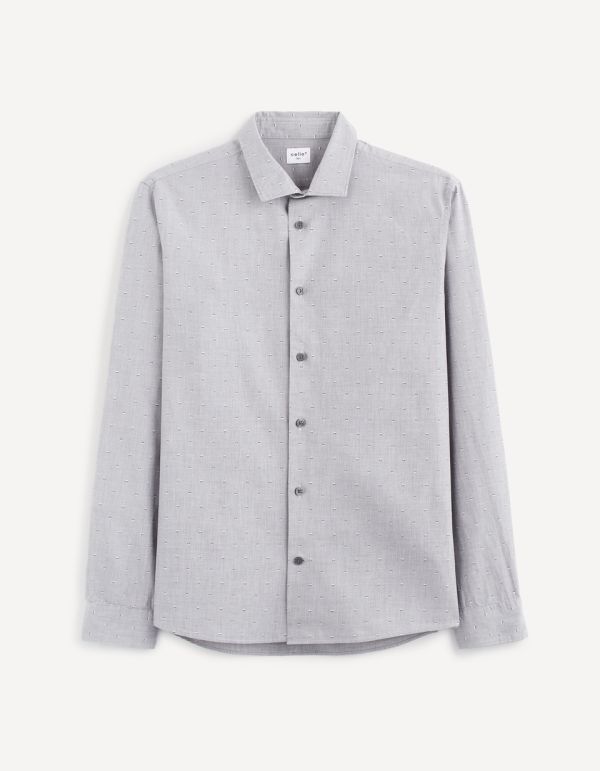 Chemise slim 100% coton