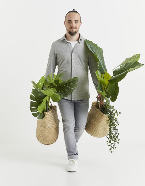 Chemise slim 100% coton maille piquée