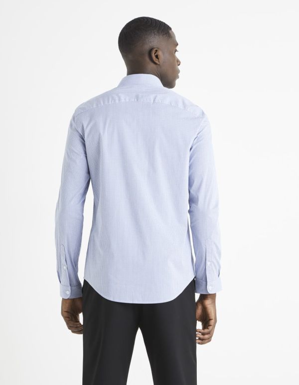 Chemise slim coton stretch