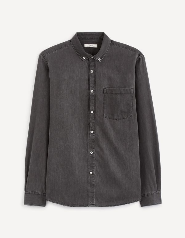 Chemise slim en jean