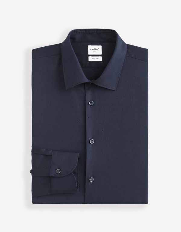 Chemise slim repassage facile