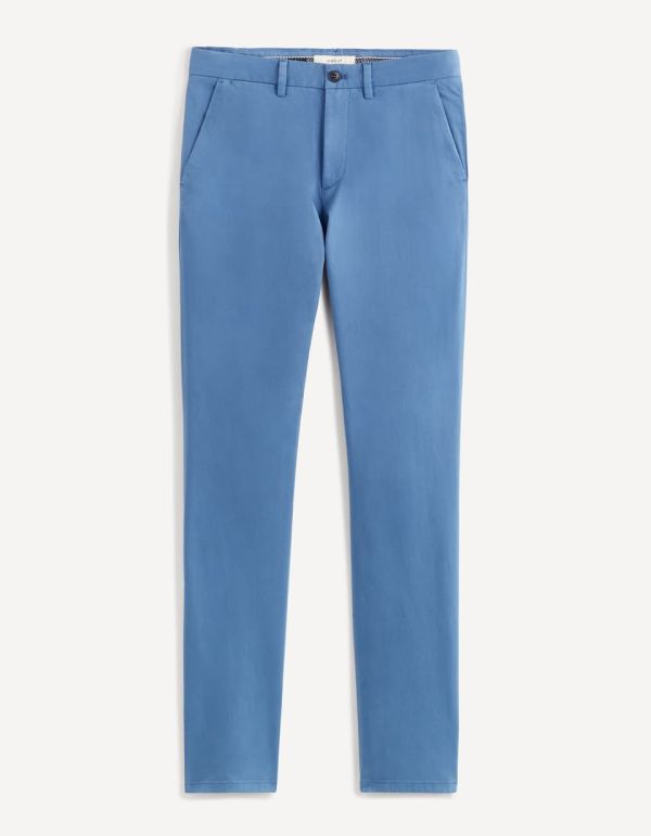Chino straight coton stretch
