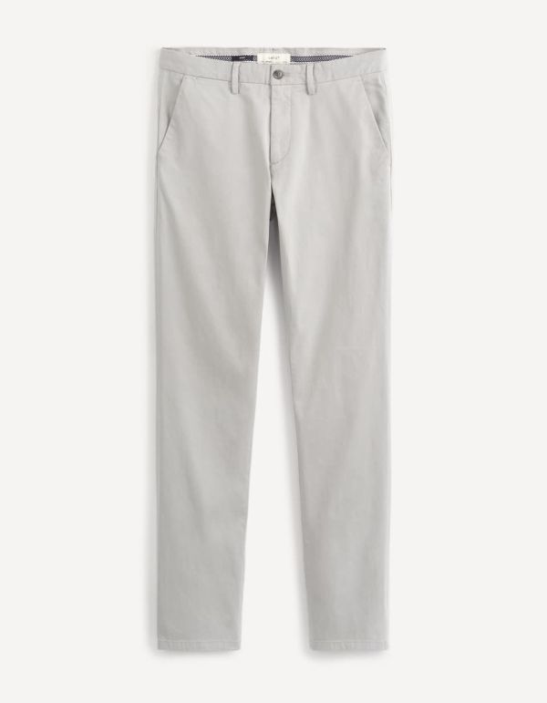 Chino straight coton stretch