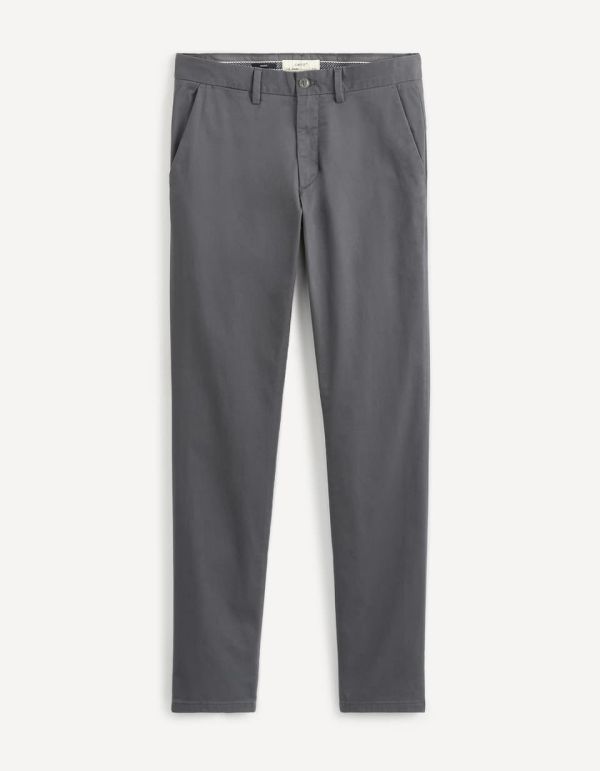 Chino straight coton stretch