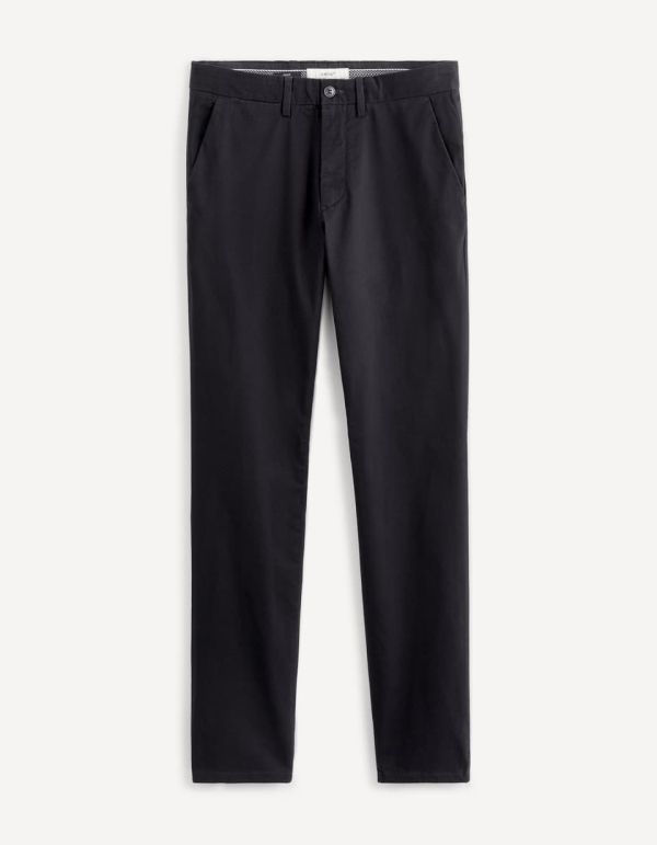 Chino straight coton stretch
