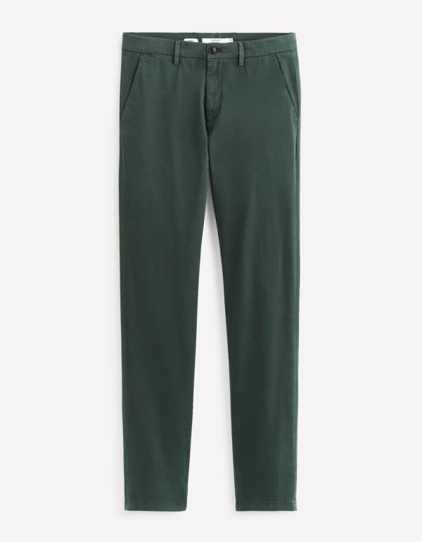 Chino straight coton stretch