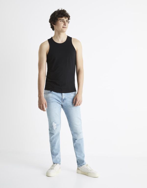 Débardeur slim 100% coton