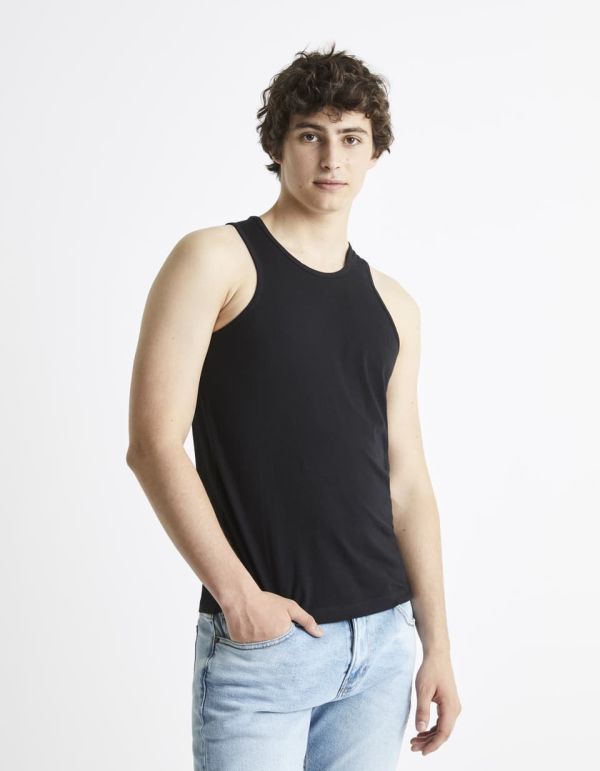 Débardeur slim 100% coton