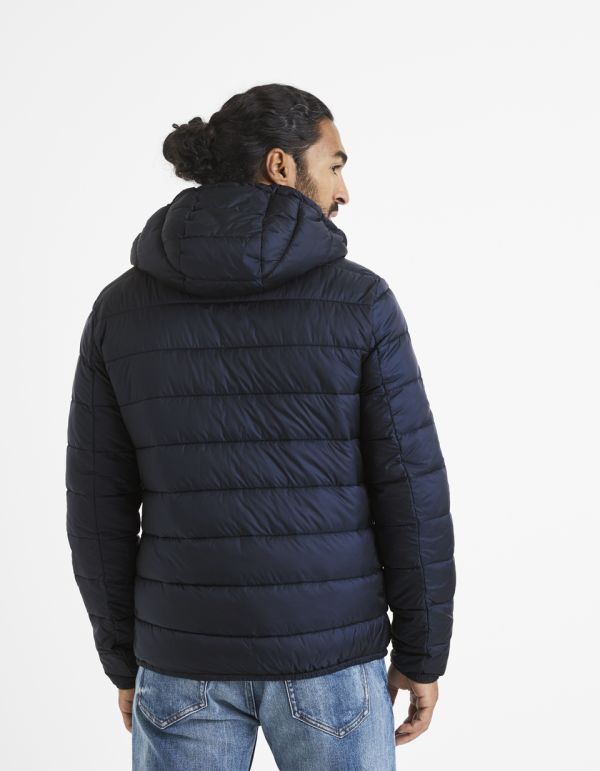 Doudoune light à capuche - marine