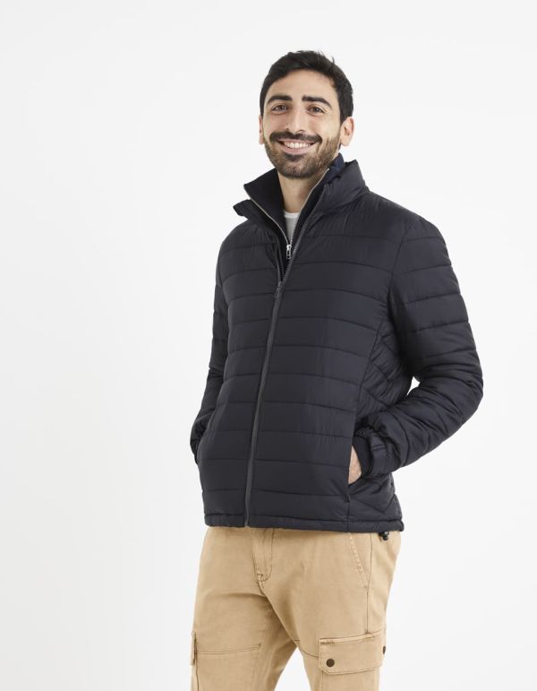 Doudoune light déperlante col montant