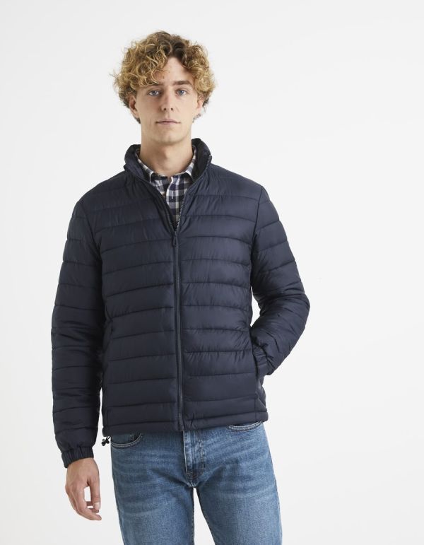 Doudoune light déperlante col montant