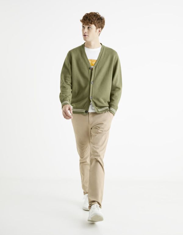 Gilet à bouton100% coton