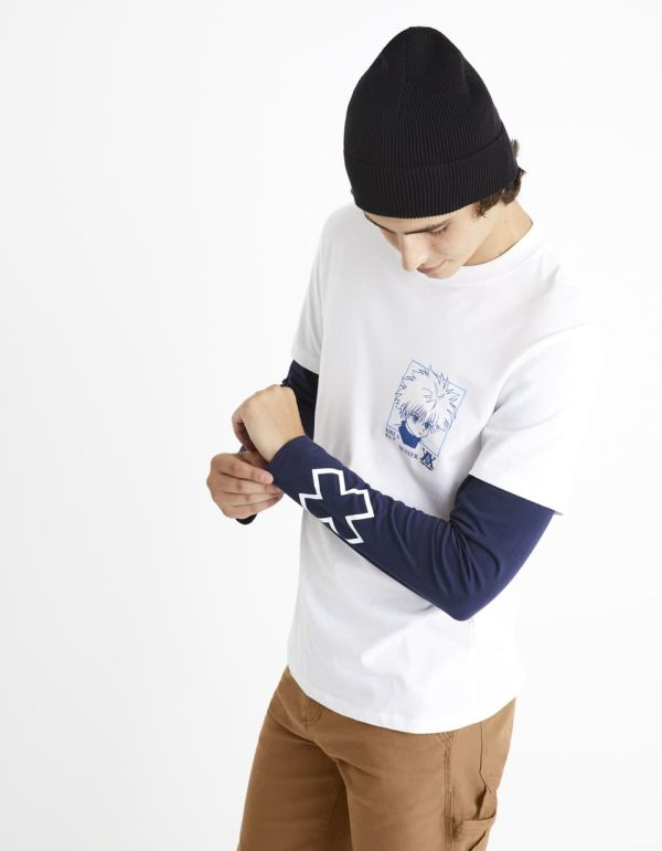 Hunter x Hunter - T-shirt à manches longues bleues