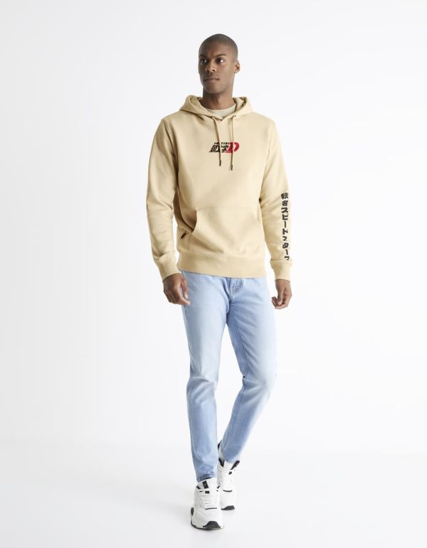 Initial D - Sweat beige