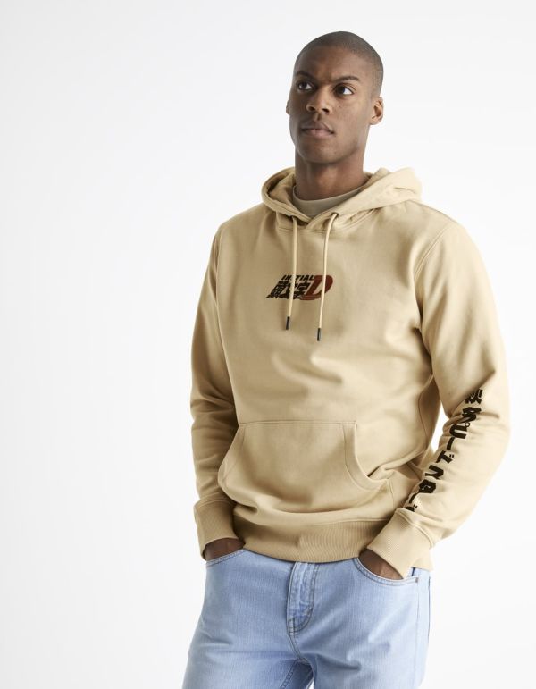 Initial D - Sweat beige