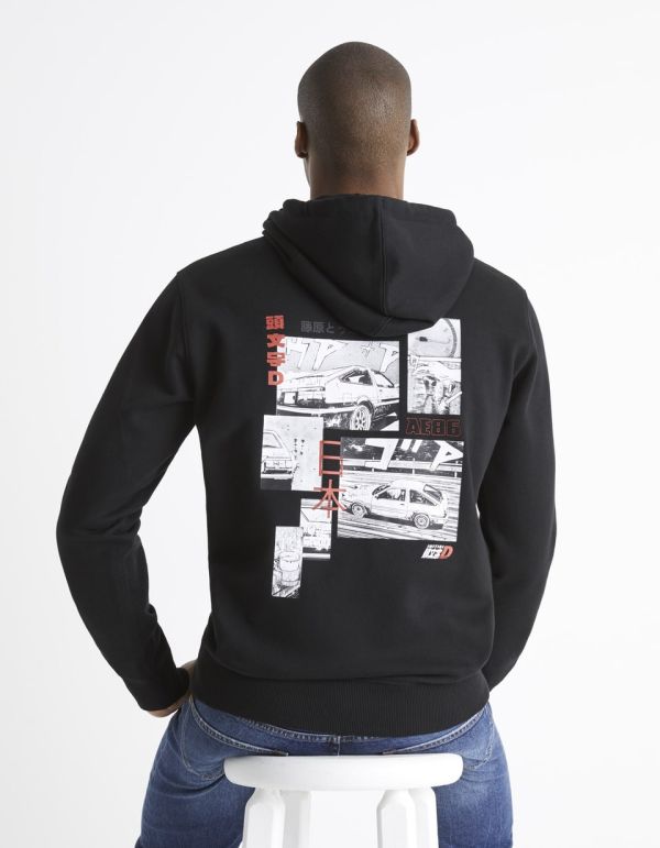 Initial D - Sweat noir