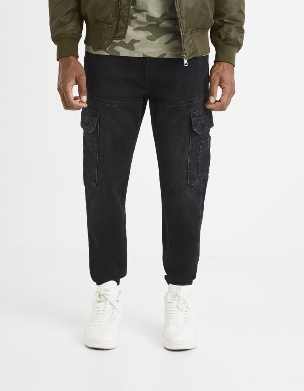 Jean jogging avec poches cargo