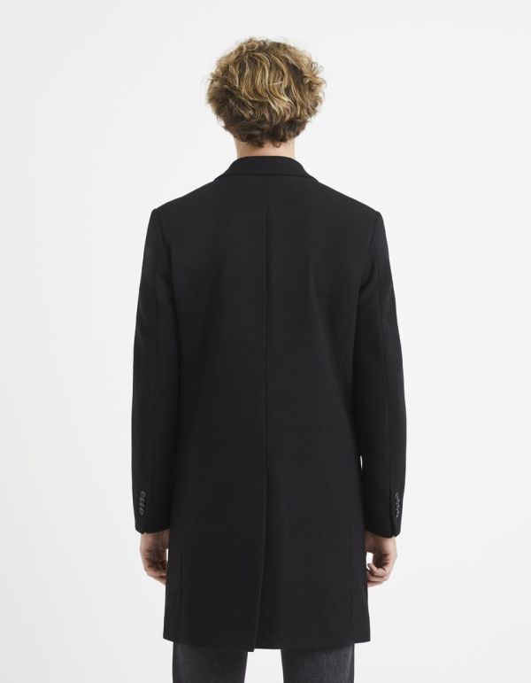 Manteau laine mélangée