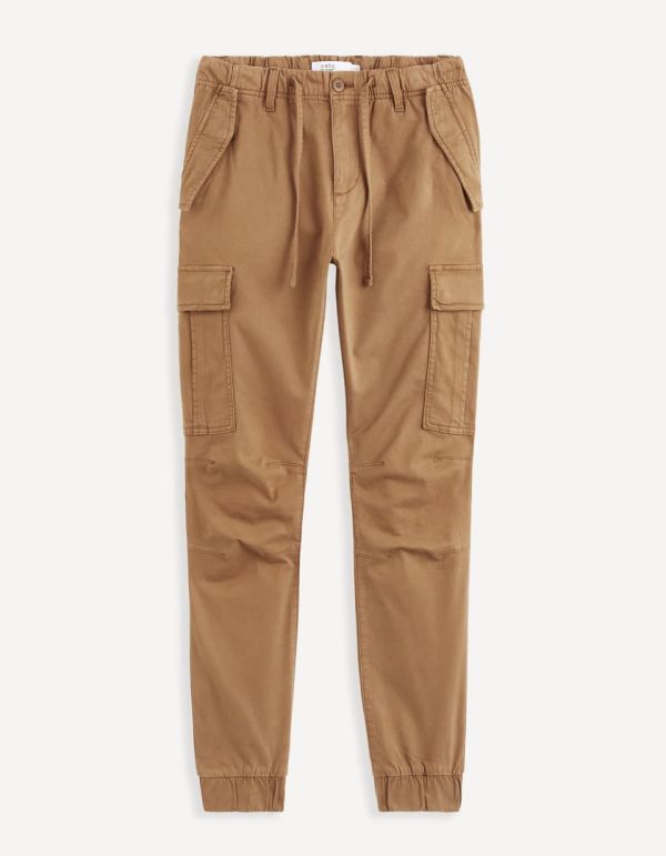Pantalon cargo - caramel