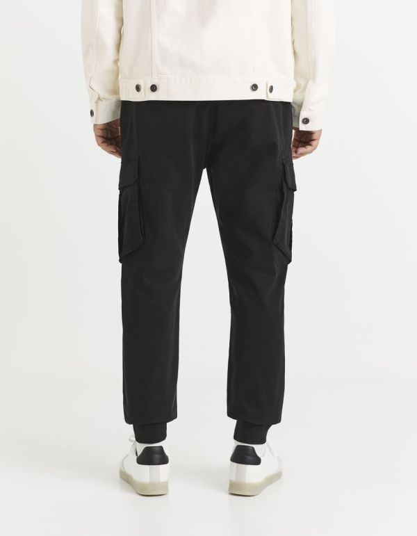 Pantalon cargo coton mélangé