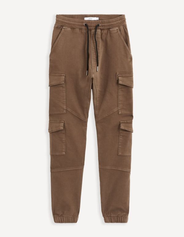 Pantalon cargo - marron