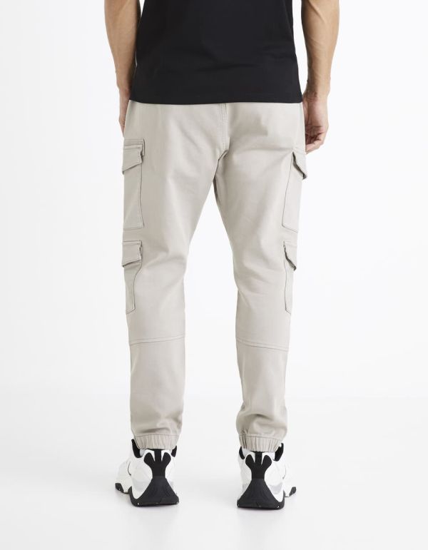 Pantalon cargo - mastic