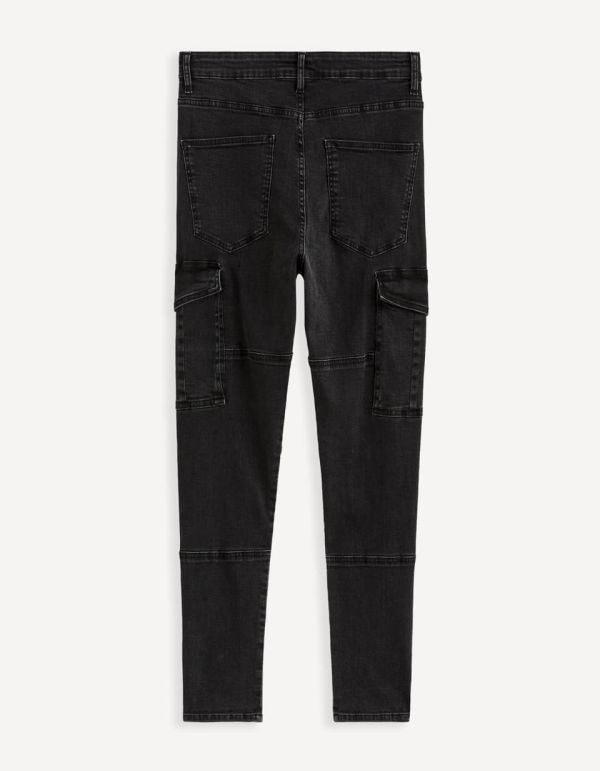Pantalon cargo skinny - gris