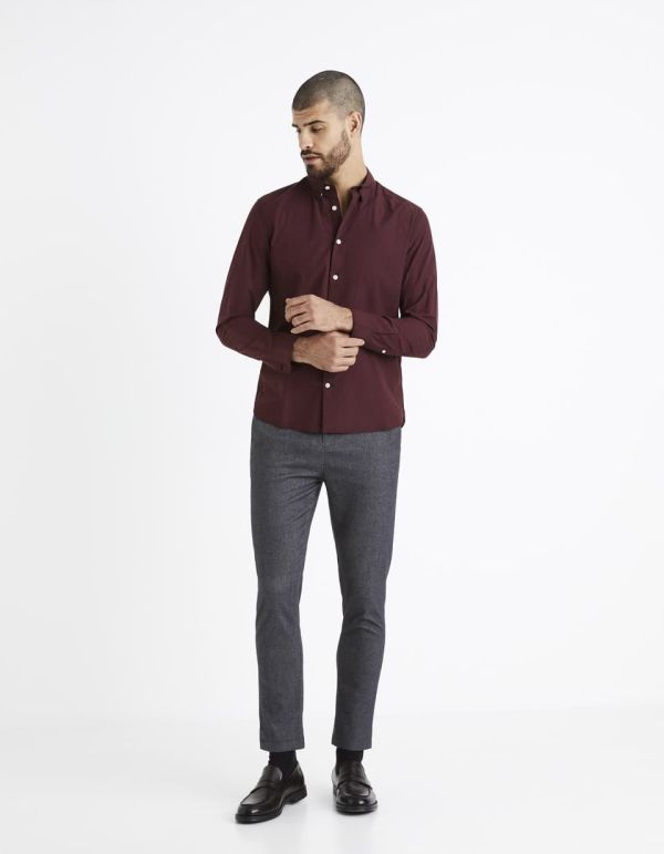 Pantalon chino relax - marine