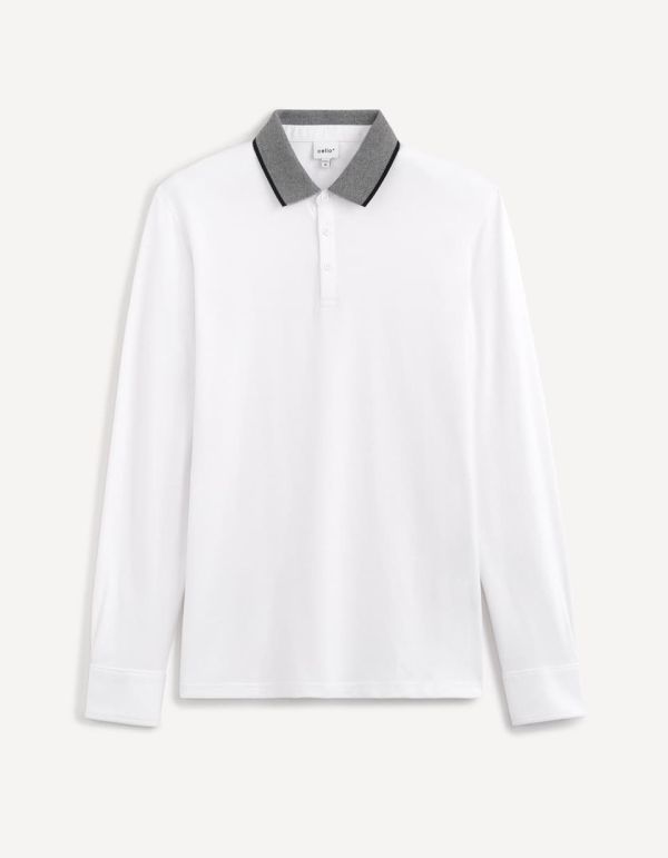 Polo coton mélangé