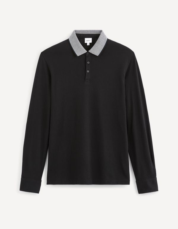 Polo coton mélangé