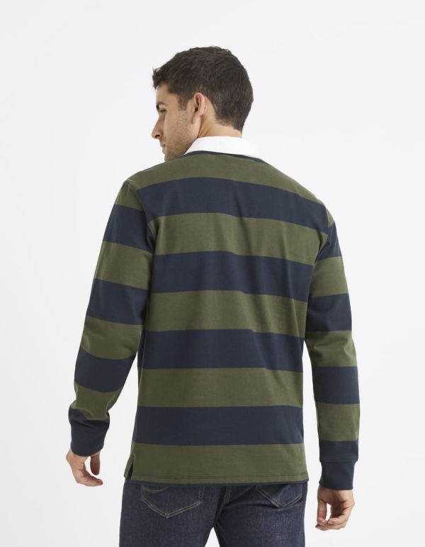 Polo manches longues 100% coton