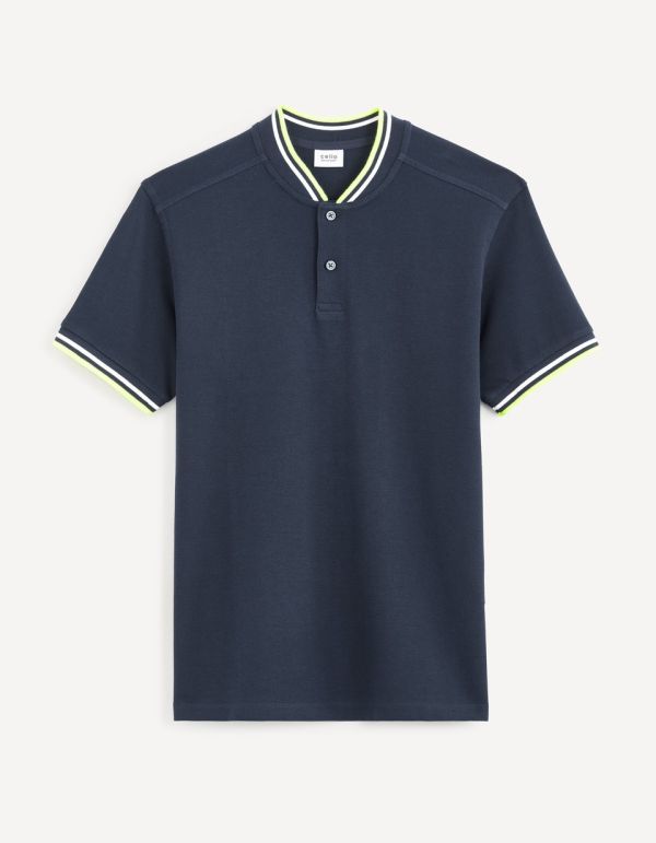 Polo piqué 100% coton - marine