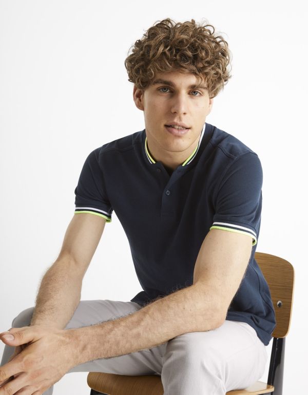 Polo piqué 100% coton - marine
