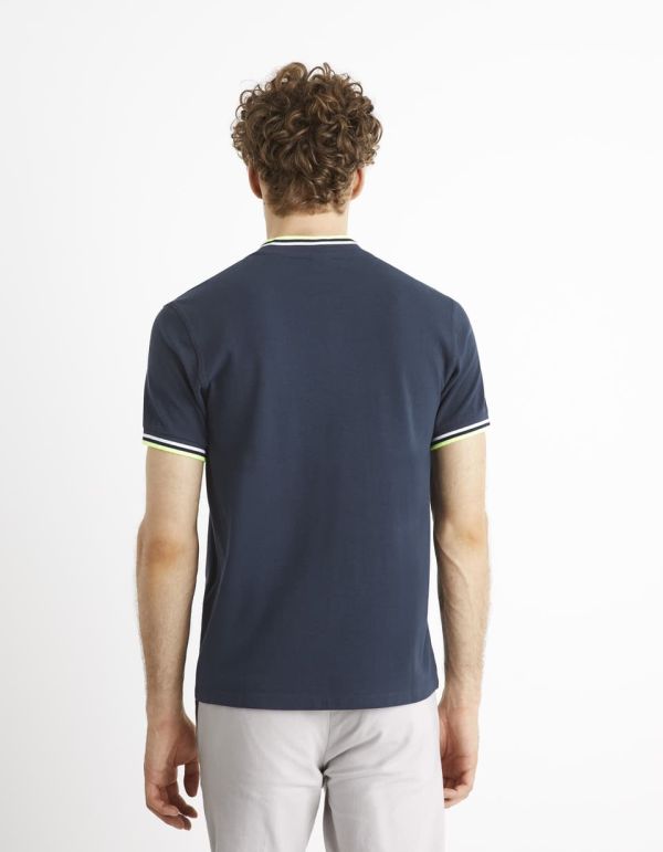 Polo piqué 100% coton - marine