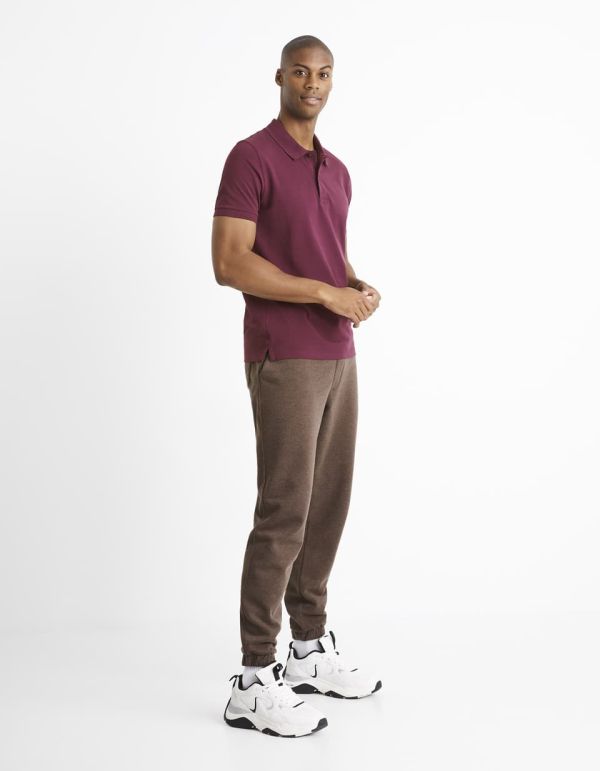 Polo piquée 100% coton - rouge