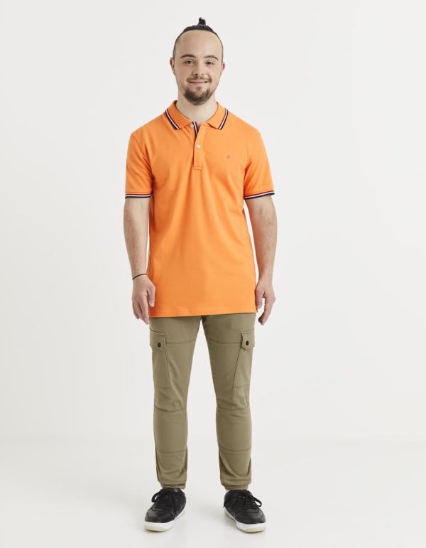 Polo piqué en coton Supima