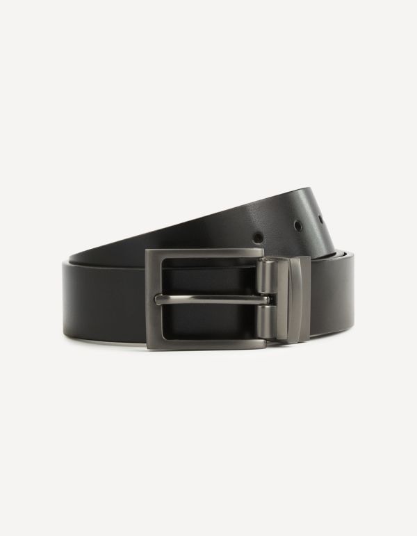Ceinture 100% cuir réversible