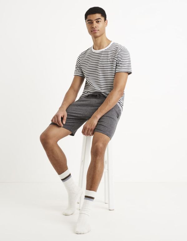 Pyjama manches courtes et short coton