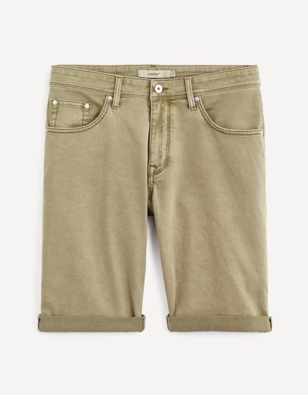 Bermuda coton stretch