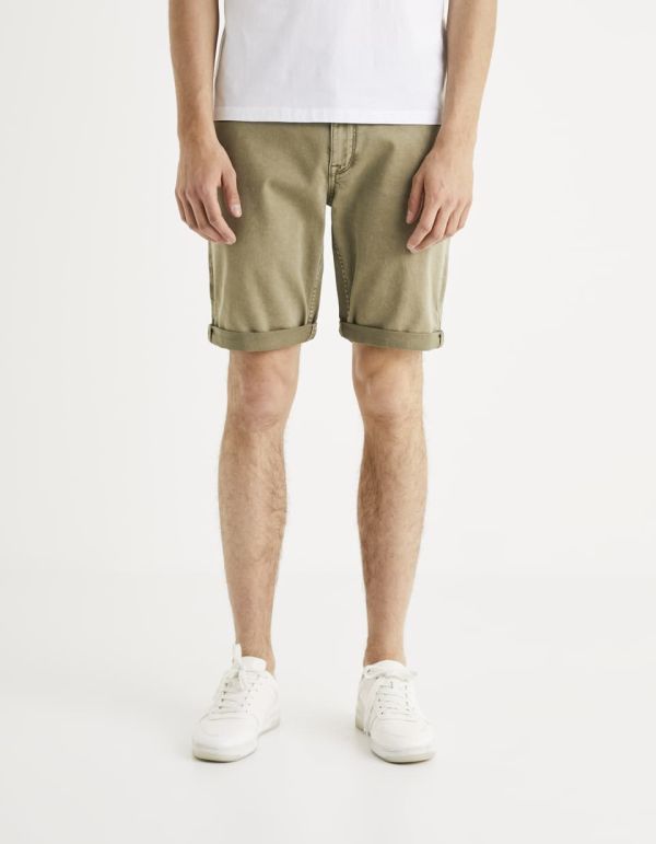 Bermuda coton stretch