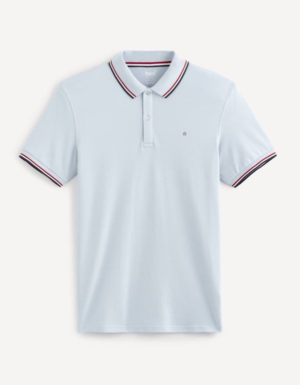 Polo piqué en coton Supima