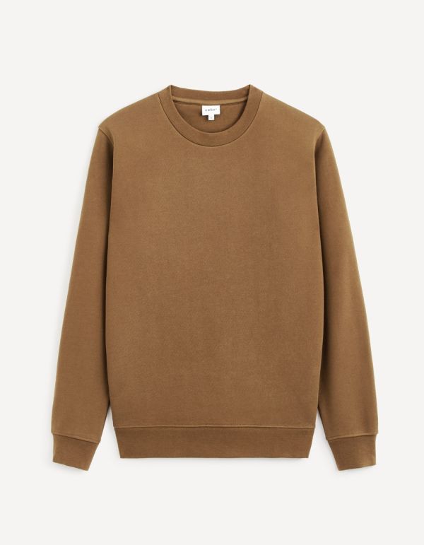 Sweat col rond 100% coton