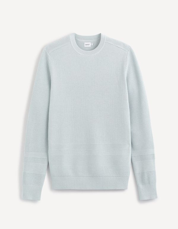 Pull col châle coton mélangé